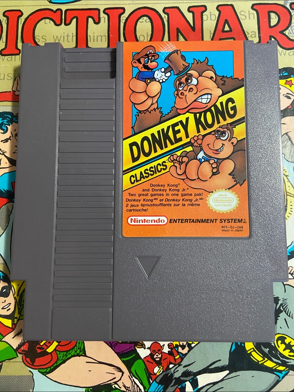 Donkey Kong Classics (Nintendo NES, 1988) Video Game Cartridge